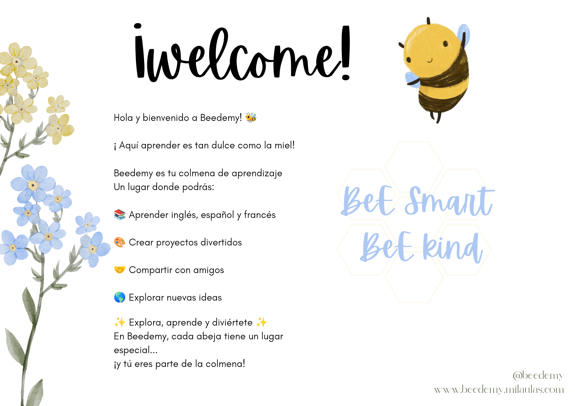Bienvenida a Bee